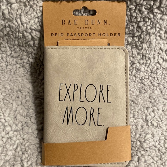 Rae Dunn Other - RAE DUNN RFID passport with IV/Vaccine card pocket NWT